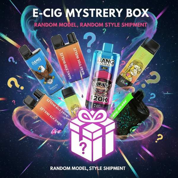 Mystery box: Bang King 85K, 60K, 50K, JNR 10K Puffs – willekeurige verzending