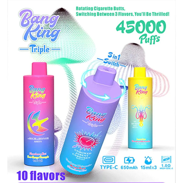 Bang King Triple 45k Puffs