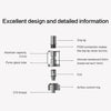 kamry k1000 Plus Atomizer 2ml Empty Tank for Wood Color e-cig Pipe