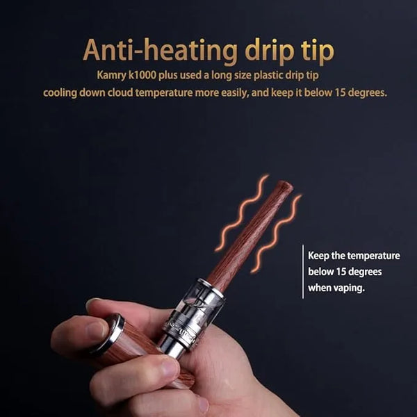 kamry k1000 Plus Wood black Color e-cig Pipe (Mouthpiece)