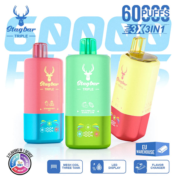 Star Bar Triple 60000 Puffs 3 IN 1 Wegwerp Vape