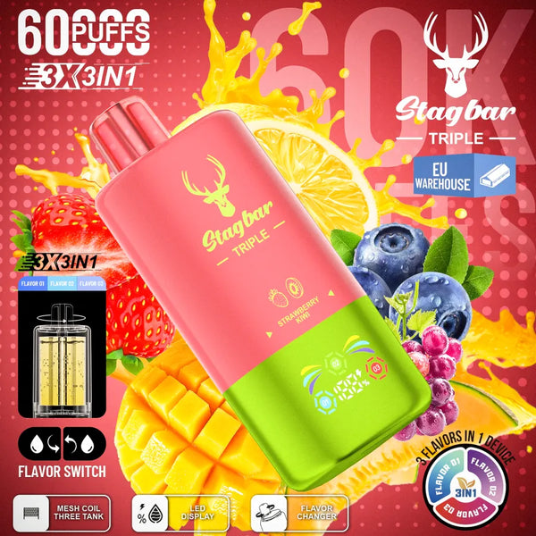 Star Bar Triple 60000 Puffs 3 IN 1 Wegwerp Vape