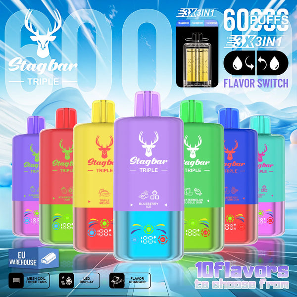 Star Bar Triple 60000 Puffs 3 IN 1 Wegwerp Vape