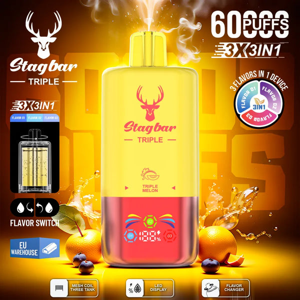 Star Bar Triple 60000 Puffs 3 IN 1 Wegwerp Vape