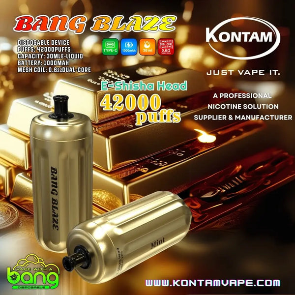 Bang Blaze 42000 Puffs Wegwerp Vape | 42K E-Shisha Kop