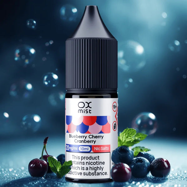 Oxmist 10ml Nic Salt E-Liquid Zacht, Smaakvol, Bevredigend