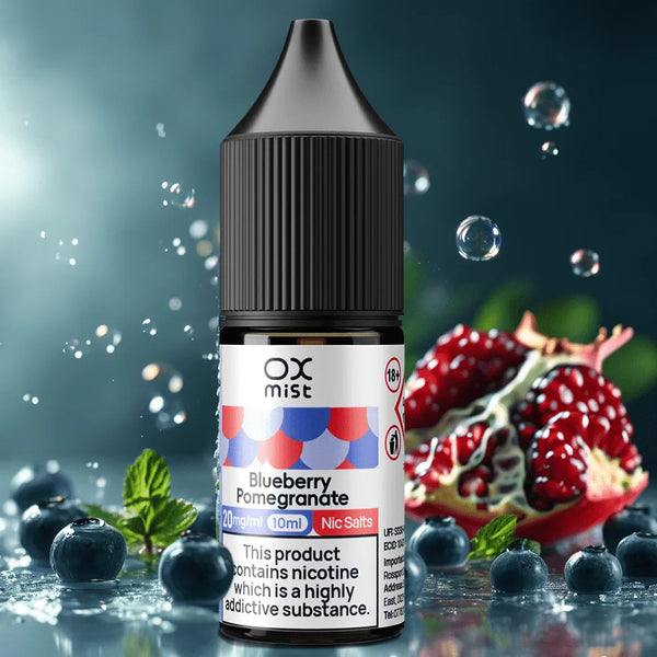 Oxmist 10ml Nic Salt E-Liquid Zacht, Smaakvol, Bevredigend