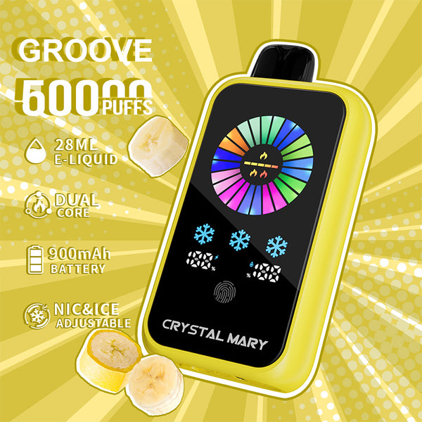 Crystal Mary Groove 50000 Puffs Wegwerp Vape