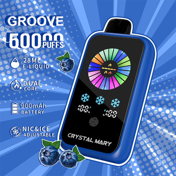Crystal Mary Groove 50000 Puffs Wegwerp Vape