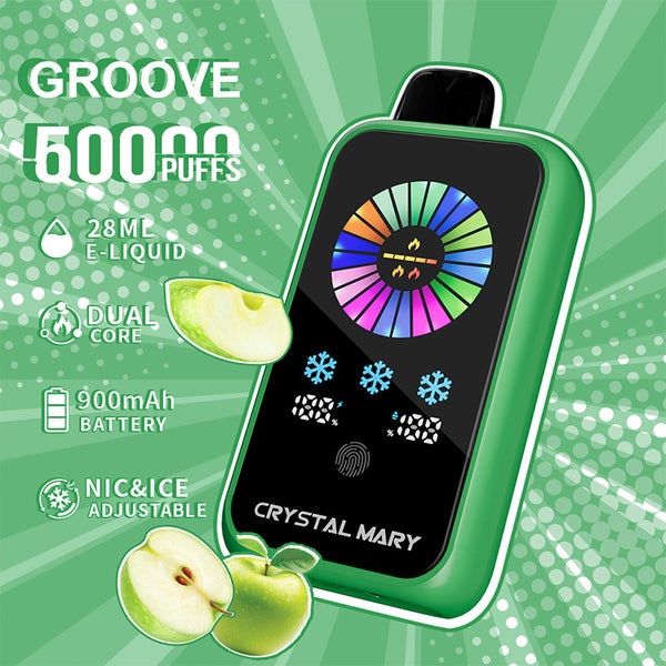 Crystal Mary Groove 50000 Puffs Wegwerp Vape