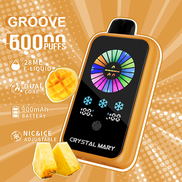 Crystal Mary Groove 50000 Puffs Wegwerp Vape