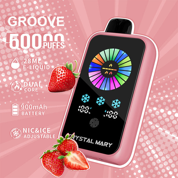 Crystal Mary Groove 50000 Puffs Wegwerp Vape