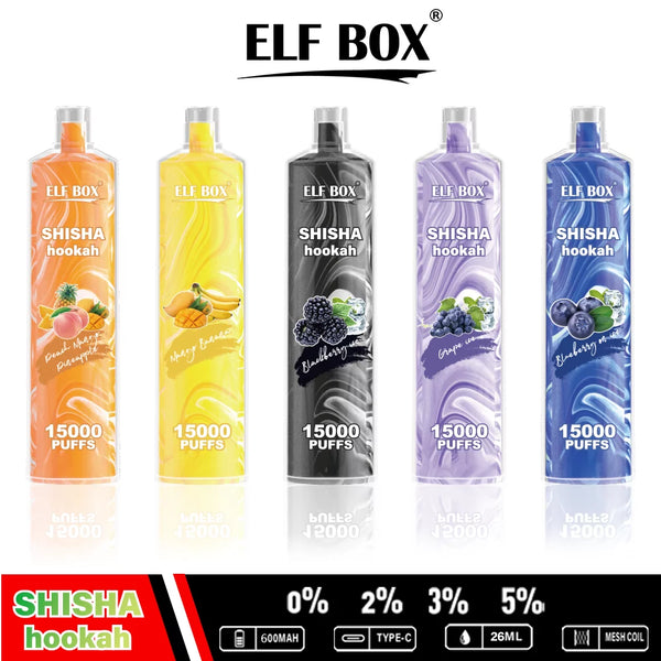 ELF BOX LS15000 Puff Shisha Hookah Wegwerp Vape