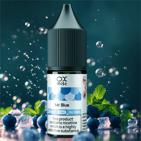 Oxmist 10ml Nic Salt E-Liquid Zacht, Smaakvol, Bevredigend
