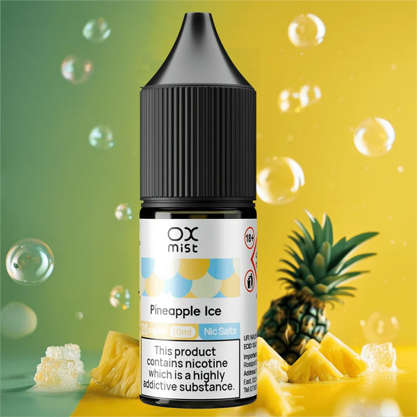 Oxmist 10ml Nic Salt E-Liquid Zacht, Smaakvol, Bevredigend