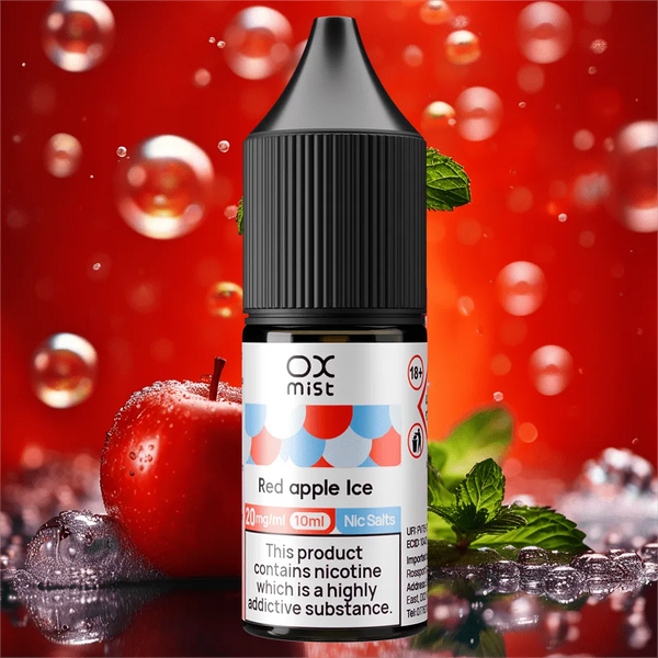 Oxmist 10ml Nic Salt E-Liquid Zacht, Smaakvol, Bevredigend