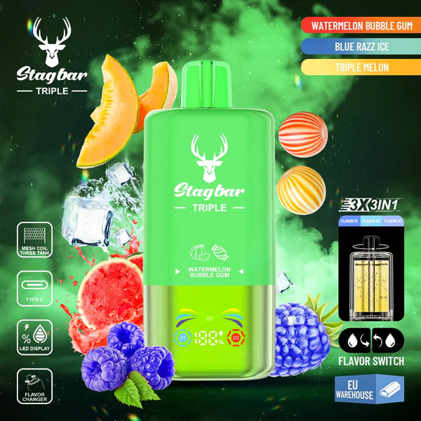 Star Bar Triple 60000 Puffs 3 IN 1 Wegwerp Vape