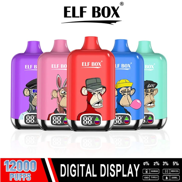 ELF BOX Digitale 12000 Puffs Wegwerp Vape