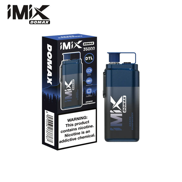 IMIX DOMAX 35000 PUFFS - DRUIVEN FRAMBOOS 