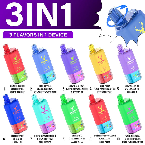 Star Bar Triple 60000 Puffs 3 IN 1 Wegwerp Vape