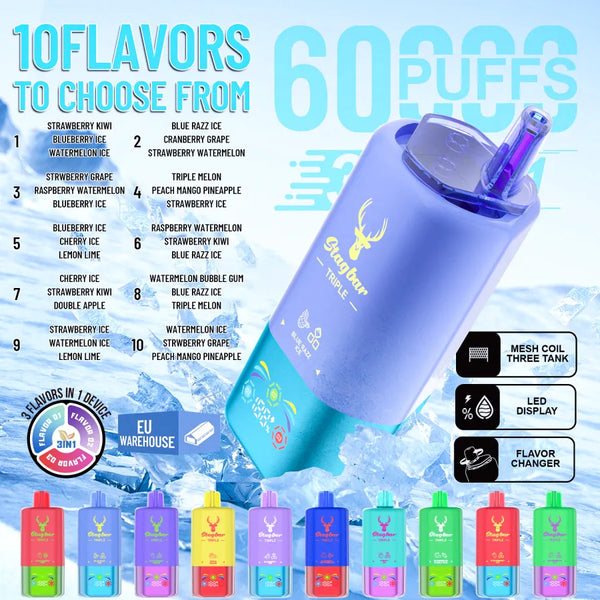 Star Bar Triple 60000 Puffs 3 IN 1 Wegwerp Vape