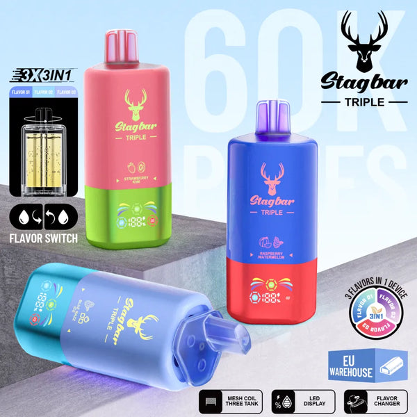Star Bar Triple 60000 Puffs 3 IN 1 Wegwerp Vape