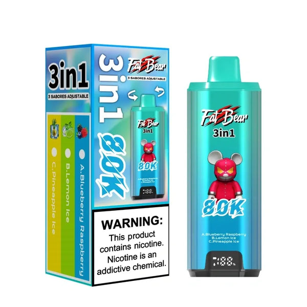 Fat Bear Triple 3 in 1 80000 Puffs Wegwerp Vape