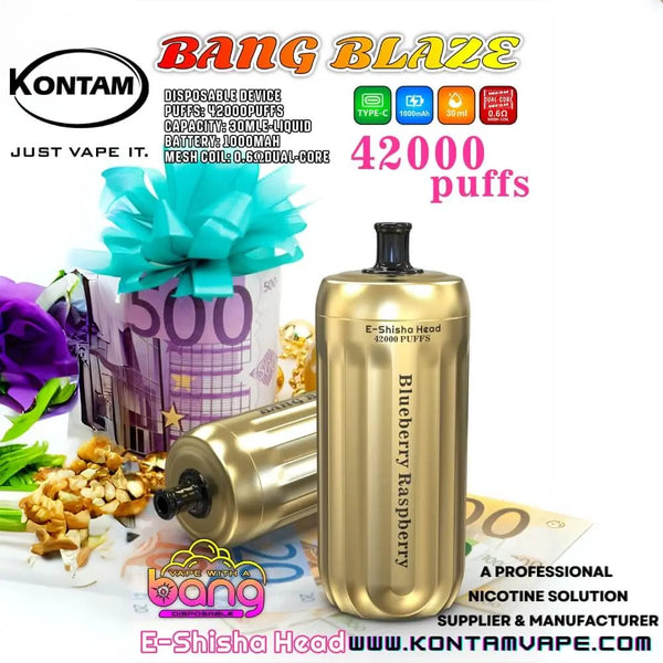 Bang Blaze 42000 Puffs Wegwerp Vape | 42K E-Shisha Kop