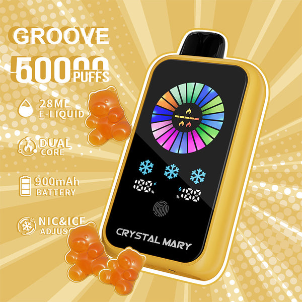 Crystal Mary Groove 50000 Puffs Wegwerp Vape