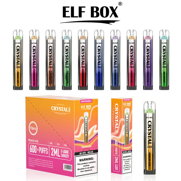 ELF BOX CRYSTAL BAR 600 Puffs Wegwerp Vape