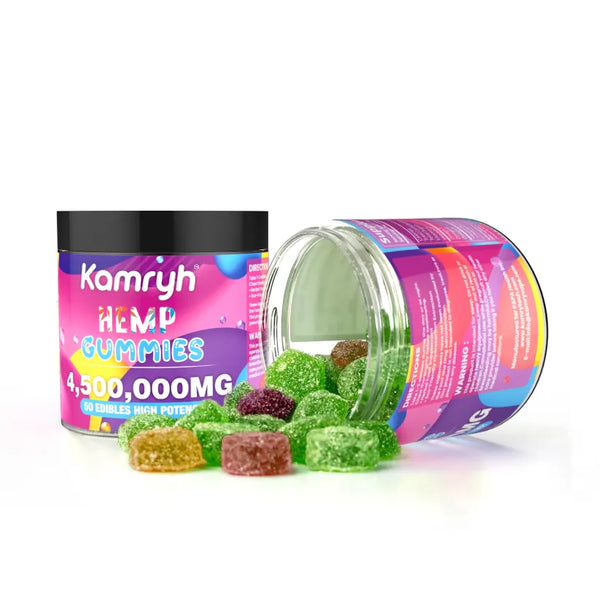 kamry Gummies for Adults, 6 Fruit Style, Sleep Support, Omega 3-6-9 Complex, Chewable Gummy Vitamins USA Made