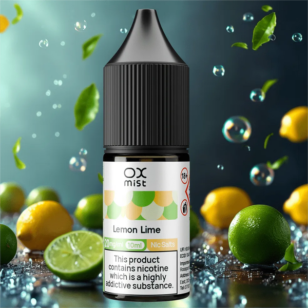 Oxmist 10ml Nic Salt E-Liquid Zacht, Smaakvol, Bevredigend