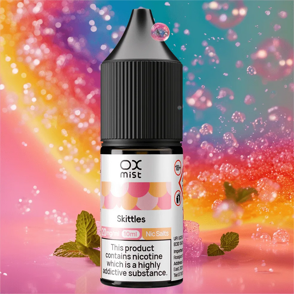Oxmist 10ml Nic Salt E-Liquid Zacht, Smaakvol, Bevredigend