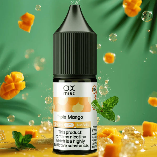 Oxmist 10ml Nic Salt E-Liquid Zacht, Smaakvol, Bevredigend