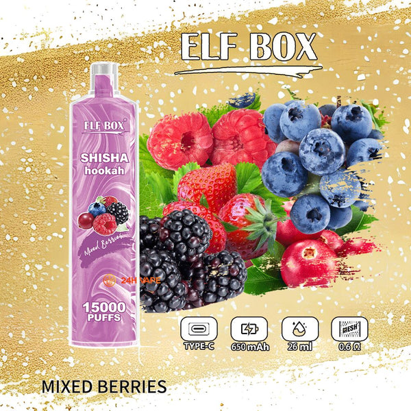 ELF BOX LS15000 Puff Shisha Hookah Wegwerp Vape